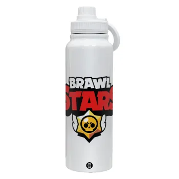 Brawl Stars, Θερμός 1L Ανοξείδωτο με Βάση Κινητού & Διπλά Τοιχώματα