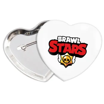 Brawl Stars, Κονκάρδα παραμάνα καρδιά (57x52mm)
