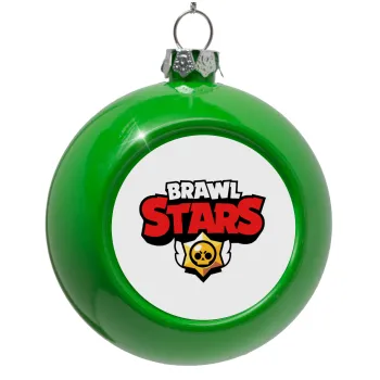 Brawl Stars, Green Christmas tree ornament bauble 8cm