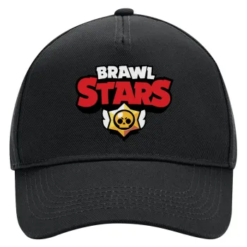 Brawl Stars, Adult Ultimate Hat BLACK, (100% COTTON DRILL, ADULT, UNISEX, ONE SIZE)