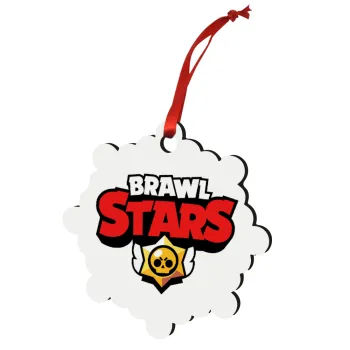 Brawl Stars, Στολίδι Χριστουγεννιάτικο στολίδι snowflake ξύλινο 7.5cm