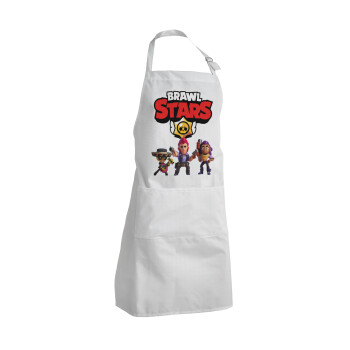 Brawl Stars Desert, Adult Chef Apron (with sliders and 2 pockets)