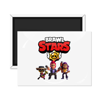 Brawl Stars Desert, Ορθογώνιο μαγνητάκι ψυγείου διάστασης 9x6cm