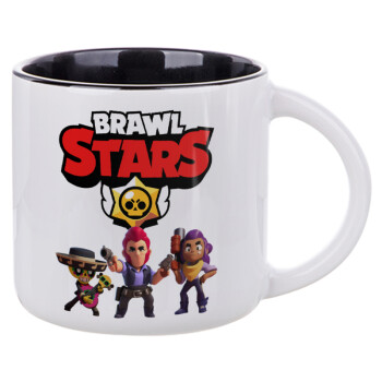 Brawl Stars Desert, Κούπα κεραμική 400ml Λευκή/Μαύρη