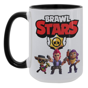 Brawl Stars Desert, Κούπα Mega 15oz, κεραμική Μαύρη, 450ml