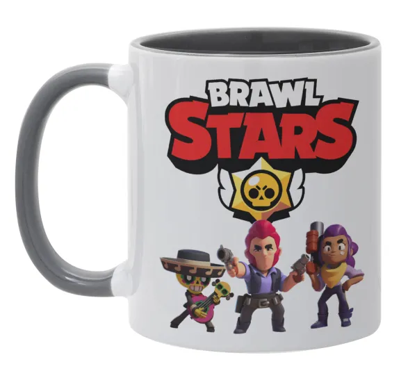 Brawl Stars Desert — Mug colored grey, ceramic, 330ml
