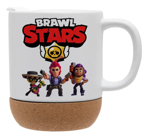 Brawl Stars Desert — Ceramic coffee mug Cork (MAT), 330ml