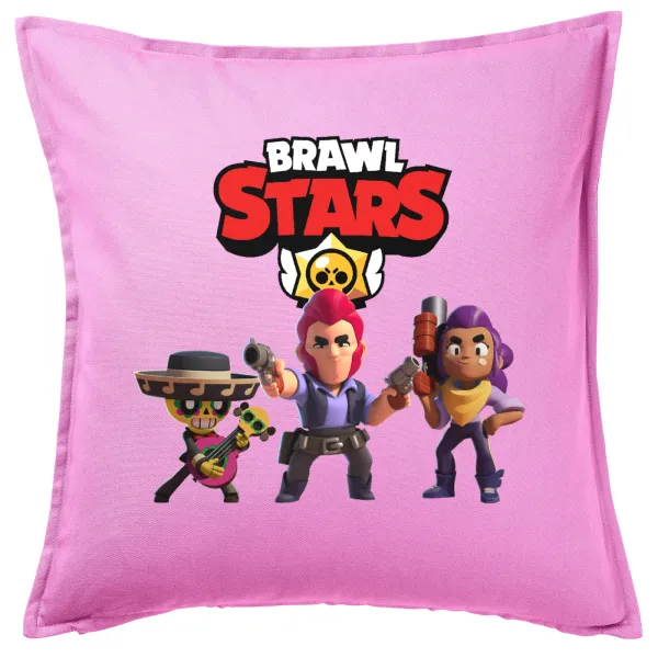 Brawl Stars Desert — Sofa cushion Pink 50x50cm includes filling