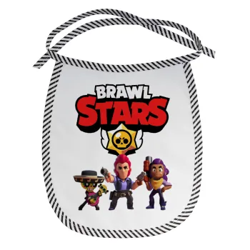 Brawl Stars Desert, Σαλιάρα μωρού αλέκιαστη με κορδόνι Μαύρη