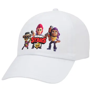 Brawl Stars Desert, Adult Baseball Cap White 5-panel (POLYESTER, ADULT, UNISEX, ONE SIZE)