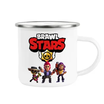 Brawl Stars Desert, Κούπα Μεταλλική εμαγιέ λευκη 360ml