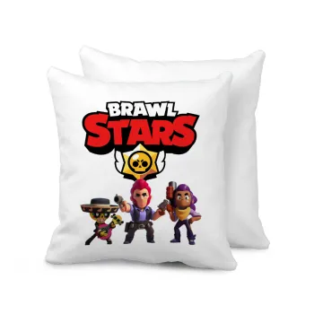 Brawl Stars Desert, Sofa cushion 40x40cm includes filling