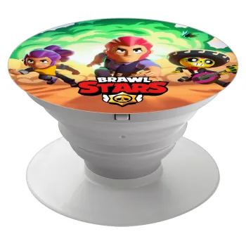 Brawl Stars Desert, Phone Holders Stand  Λευκό Βάση Στήριξης Κινητού στο Χέρι