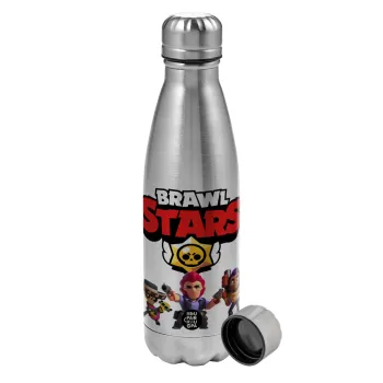 Brawl Stars Desert, Metallic water bottle, stainless steel, 750ml