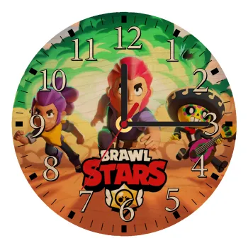 Brawl Stars Desert, Ρολόι τοίχου ξύλινο plywood (20cm)