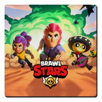 Brawl Stars Desert, Τετράγωνο μαγνητάκι ξύλινο 6x6cm