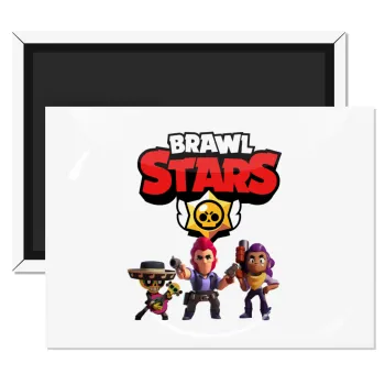Brawl Stars Desert, Ορθογώνιο μαγνητάκι ψυγείου διάστασης 9x6cm