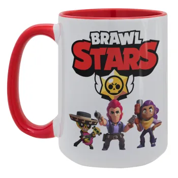 Brawl Stars Desert, Κούπα Mega 15oz, κεραμική Κόκκινη, 450ml