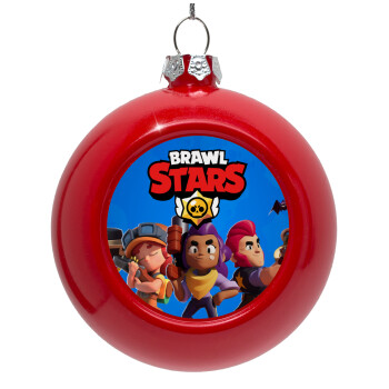 Brawl Stars Blue, Red Christmas tree ornament bauble 8cm