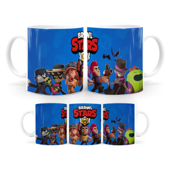 Brawl Stars Blue, Ceramic coffee mug, 330ml
