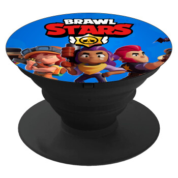 Brawl Stars Blue, Phone Holders Stand  Black Hand-held Mobile Phone Holder