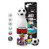 Soccer Metal mug thermos, double wall, 550ml