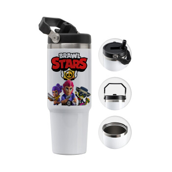 Brawl Stars Blue, Θερμός Ανοξείδωτο 30oz με χερούλι