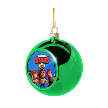 Brawl Stars Blue, Green Christmas tree ornament ball 8cm