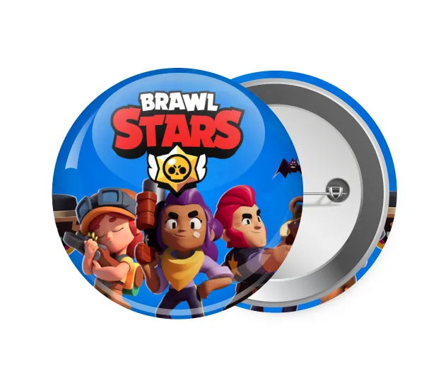 Brawl Stars Blue — Pin badge, 7.5cm