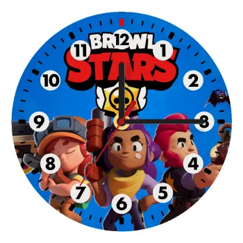 Brawl Stars Blue, Ρολόι τοίχου ξύλινο (20cm)