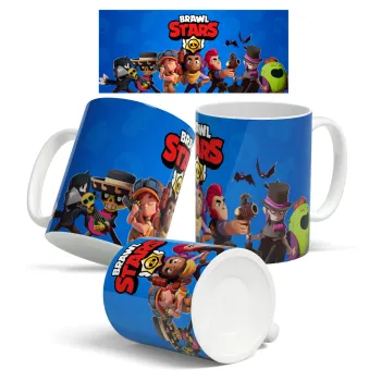 Brawl Stars Blue, Κούπα, κεραμική, 330ml
