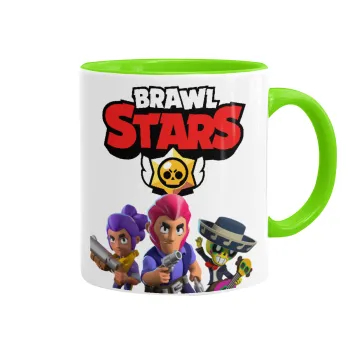 Brawl Stars Blue, Κούπα χρωματιστή βεραμάν, κεραμική, 330ml