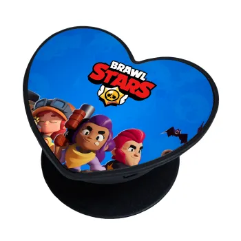 Brawl Stars Blue, Phone Holders Stand  καρδιά Μαύρο Βάση Στήριξης Κινητού στο Χέρι