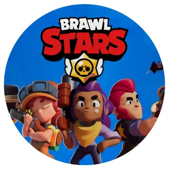 Brawl Stars Blue, Mousepad Στρογγυλό 20cm