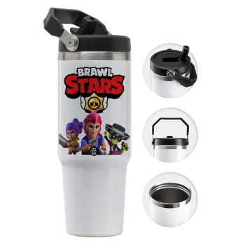 Brawl Stars Blue, Θερμός Ανοξείδωτο 30oz με χερούλι