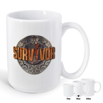Survivor, Κούπα Mega, κεραμική, 450ml