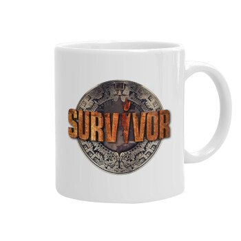 Survivor, Ceramic coffee mug, 330ml