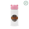 Pink stainless steel thermal flask, 320ml