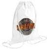 Backpack pouch GYMBAG white (28x40cm)