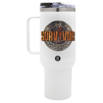 Survivor, Mega Stainless steel Tumbler with lid, double wall 1,2L