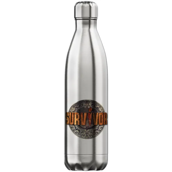 Survivor — Inox (Stainless steel) hot metal mug, double wall, 750ml
