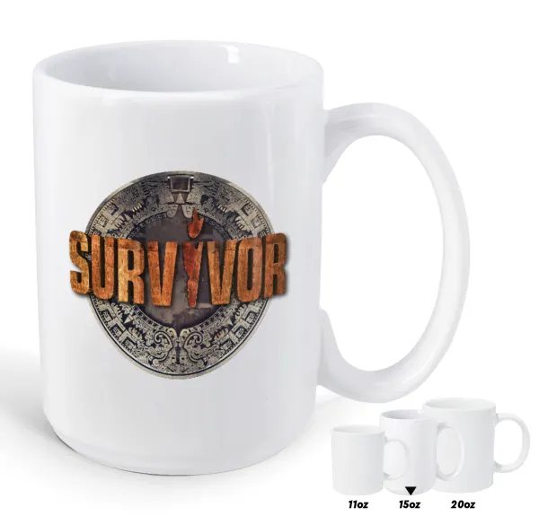 Survivor — Mega mug, ceramic, 450ml