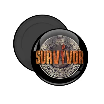 Survivor, Μαγνητάκι ψυγείου στρογγυλό διάστασης 5cm