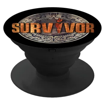 Survivor, Phone Holders Stand  Μαύρο Βάση Στήριξης Κινητού στο Χέρι