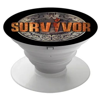 Survivor, Phone Holders Stand  Λευκό Βάση Στήριξης Κινητού στο Χέρι