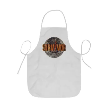 Survivor, Ποδιά Σεφ ολόσωμη κοντή  Παιδική (44x62cm)