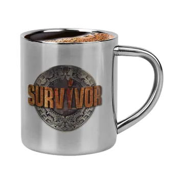 Survivor, Κουπάκι μεταλλικό διπλού τοιχώματος για espresso (220ml)
