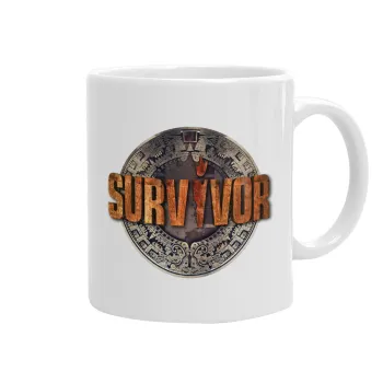 Survivor, Ceramic coffee mug, 330ml