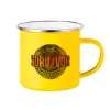 Yellow Enamel Metallic Cup 360ml