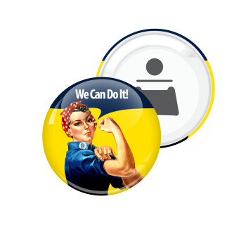 Rosie we can do it!, Μαγνητάκι και ανοιχτήρι μπύρας στρογγυλό διάστασης 5,9cm